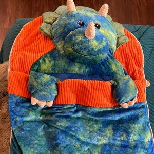 HUGFUN Kids Animals Slumber Plush Dinosaur Sleeping Bag